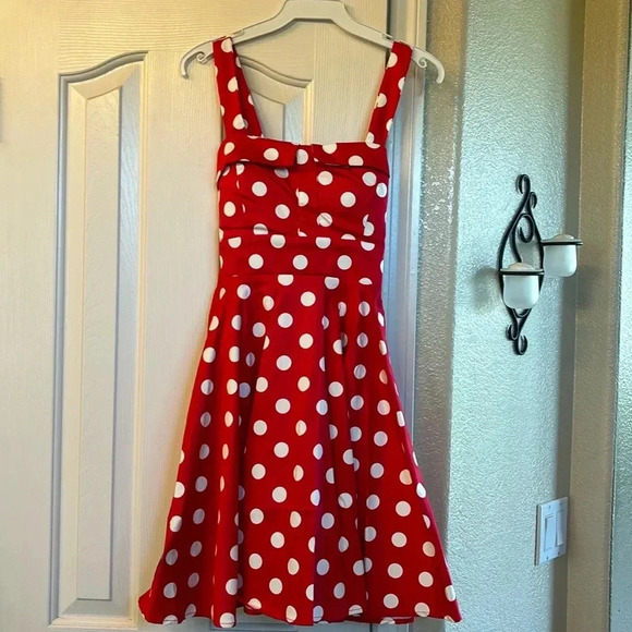Dresses & Skirts - 🔴 Red and white polkadot A frame dress S, M and L- multiple sizes availa…